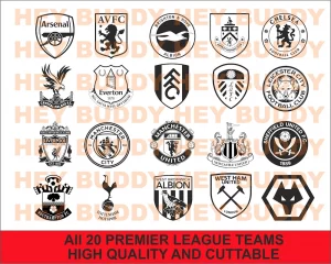barclays premier league team logos